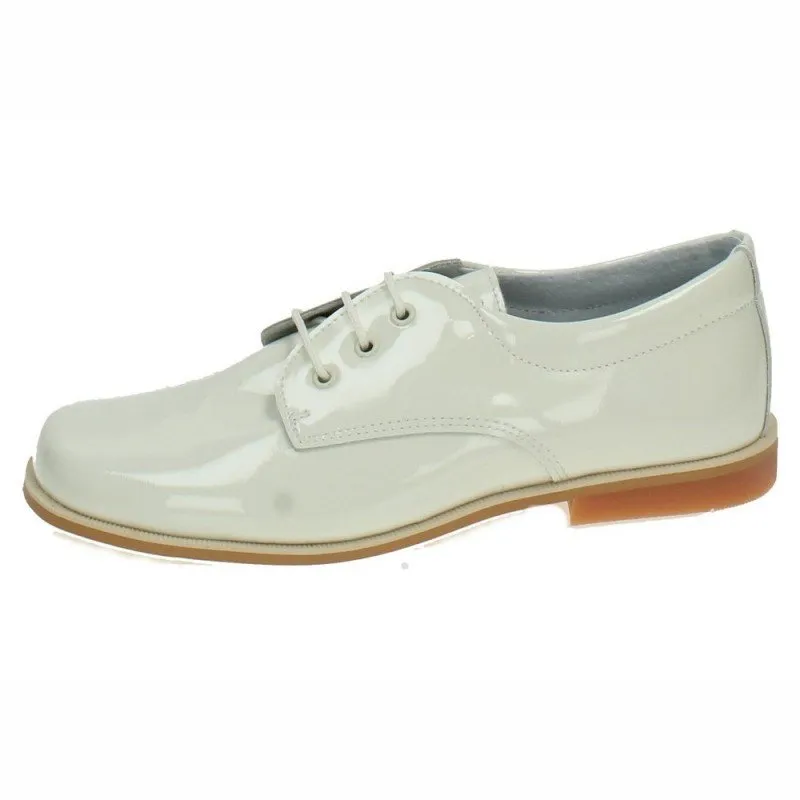4143 ZAPATOS DE CHAROL color BEIGE