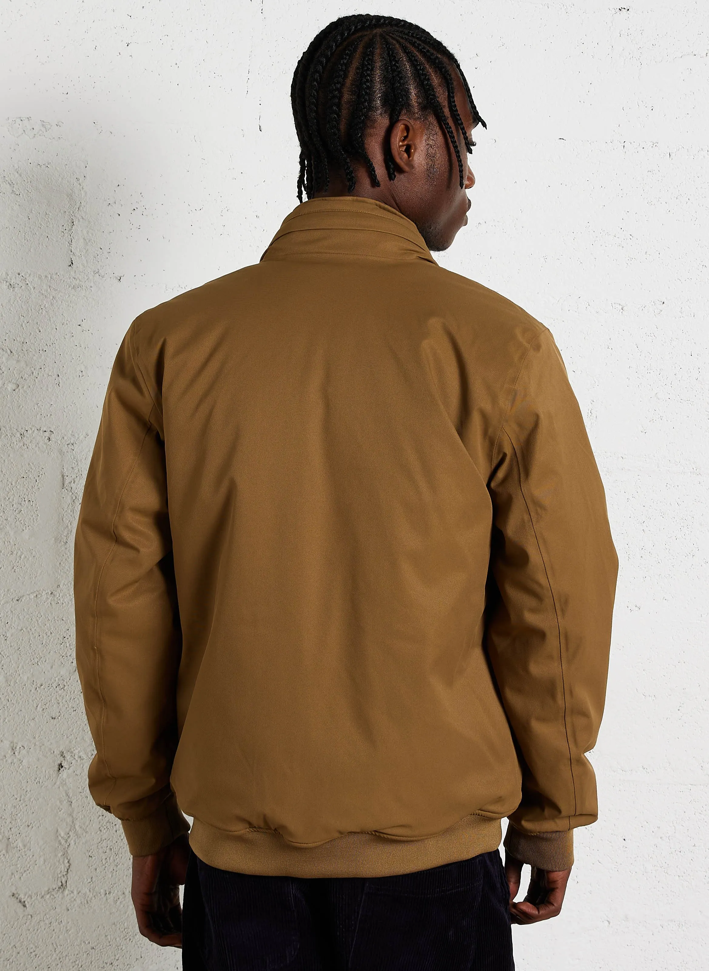 AMAURY TWILL MARMOTTA  CHAQUETA CORTAVIENTOS RECTA EN MARRON