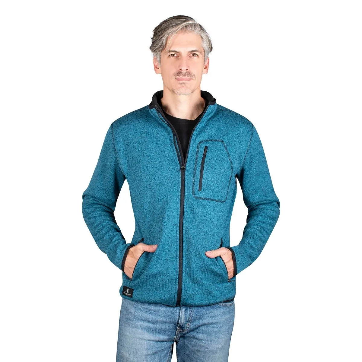 Chamarra Ligera Knit Hombre