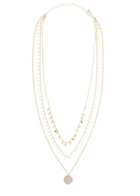 Collar múltiple (3 piezas) Dorado
