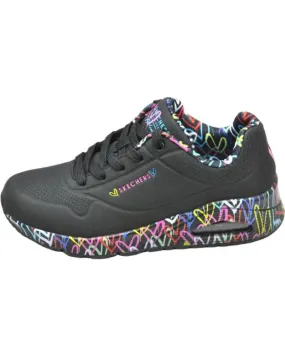 Deportivas de Mujer SKECHERS 155506 - UNO LOVING LOVE DEPORTIVO MUJER BLK