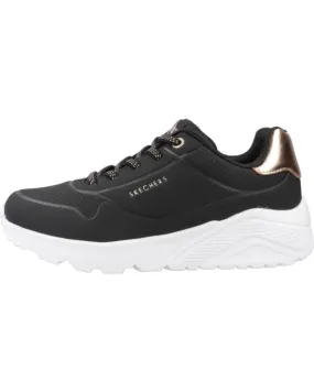 Deportivas SKECHERS  de Niña ZAPATILLAS NINA MODELO UNO LITE-METALLIC MO COLOR NEGRO  BLK