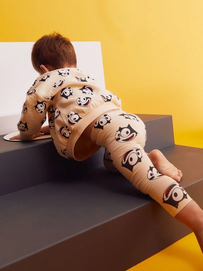 LEGGING 'EL GATO FéLIX'  BEIGE