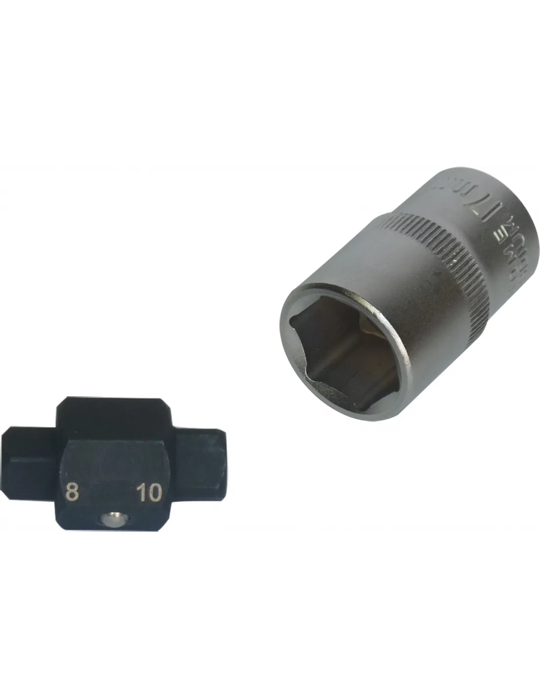 LLAVE PARA QUITAR TAPON DE CARTER, 8 Y 10MM CUADRADO 2 PZS