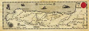 Mapa Camino de Santiago en Pergamino