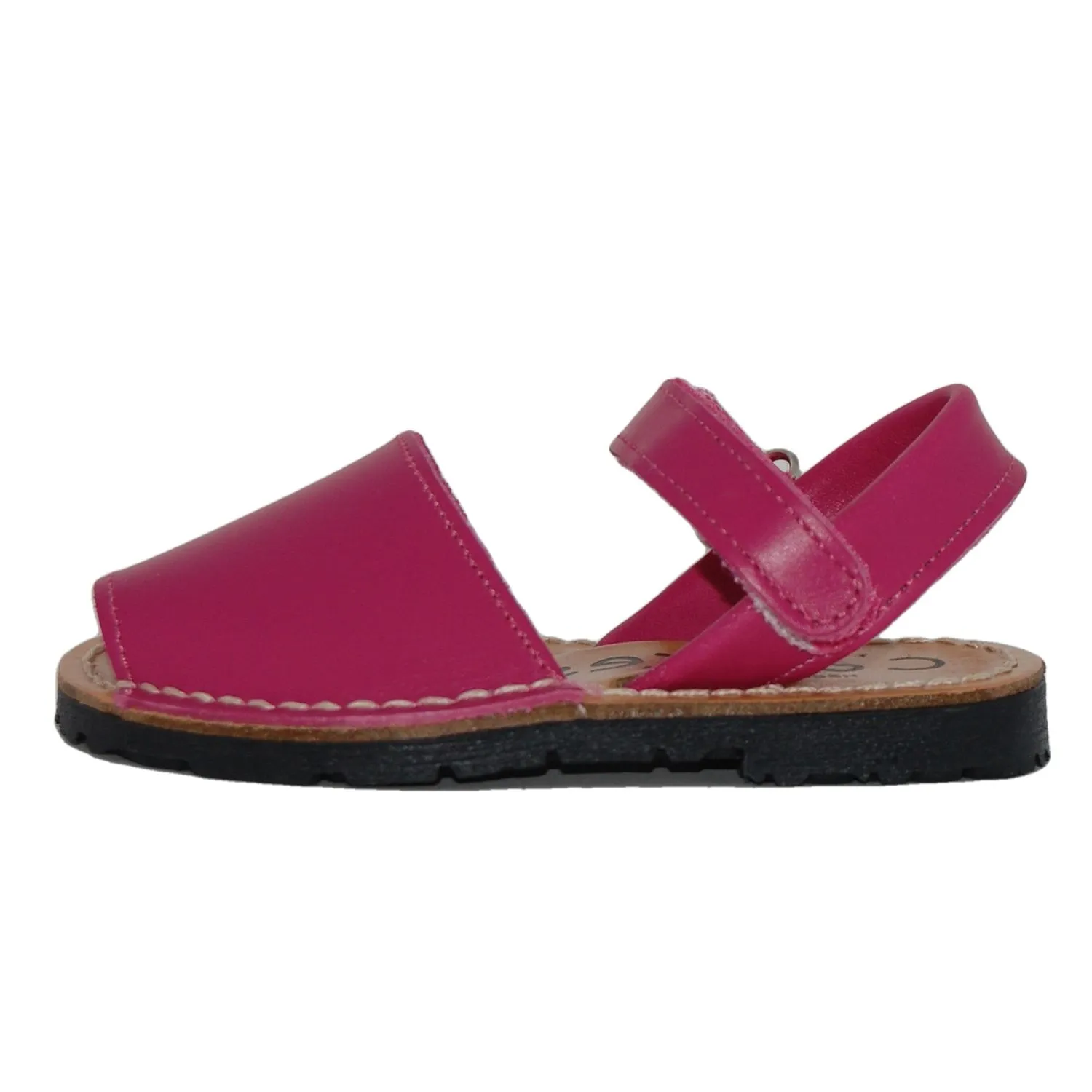 MENORQUINAS DE PIEL ROSA FUCSIA DE NIñA COLORES 1193618 (TALLAS DE 18 A 30)