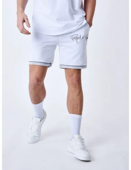 PANTALóN PROJECT X PARIS BLANCO LOGO FRONTAL  ECOOL