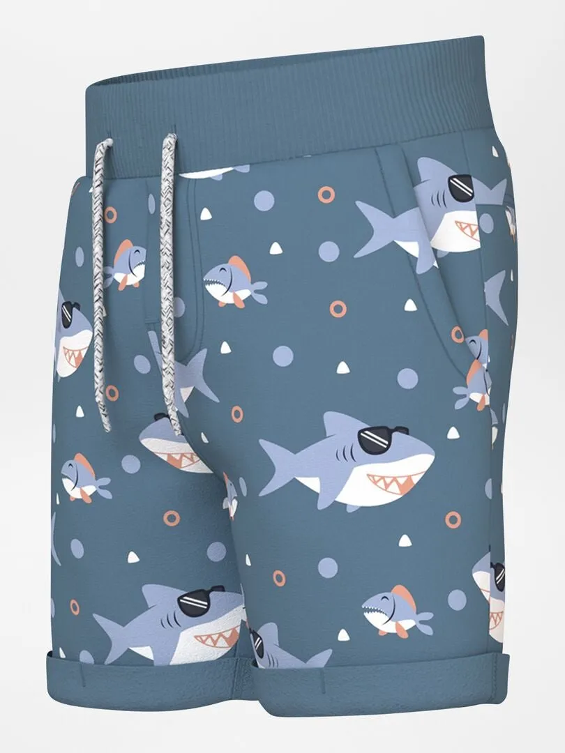 SHORT ESTILO CHáNDAL  AZUL