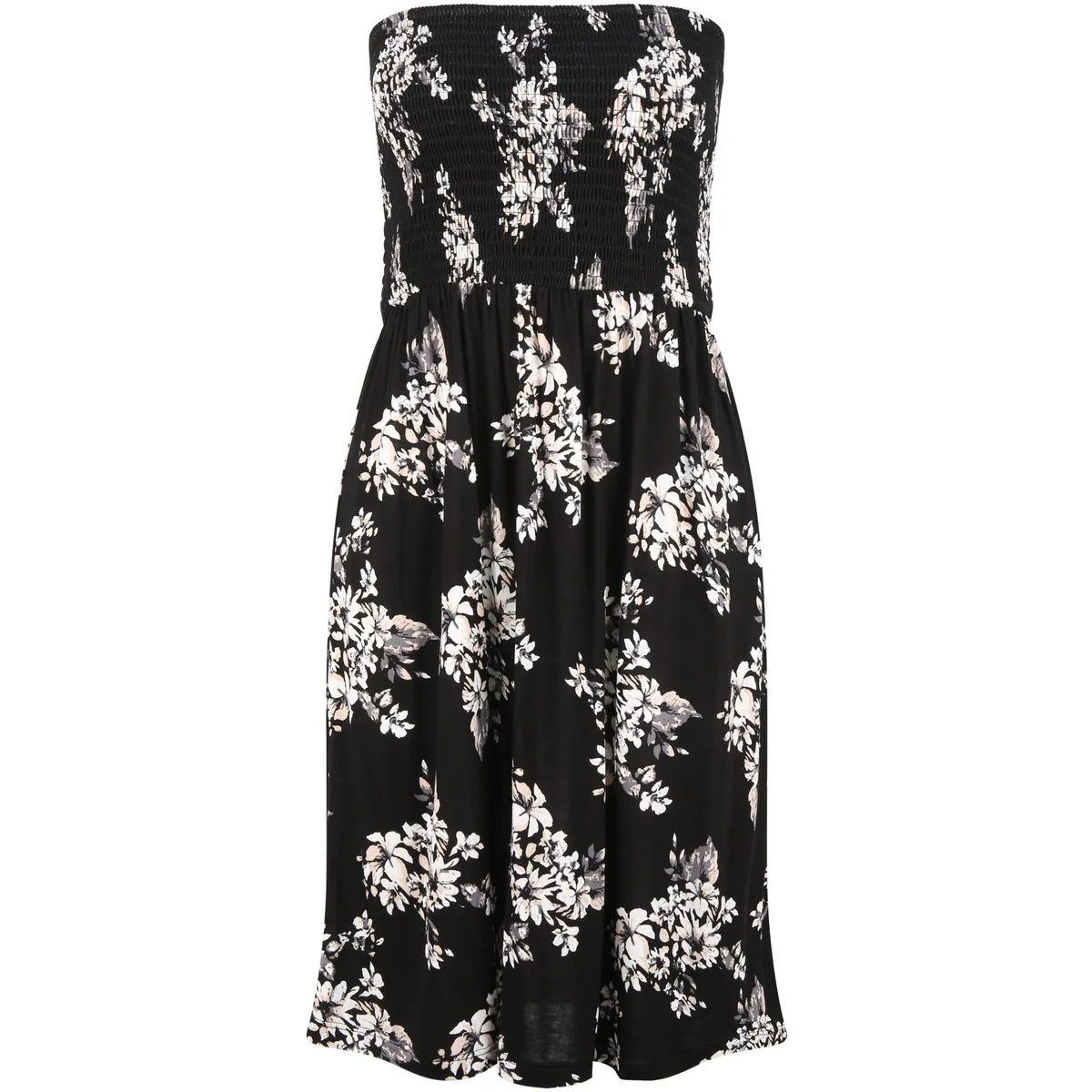 Vestido de playa sin tirantes Jasmin