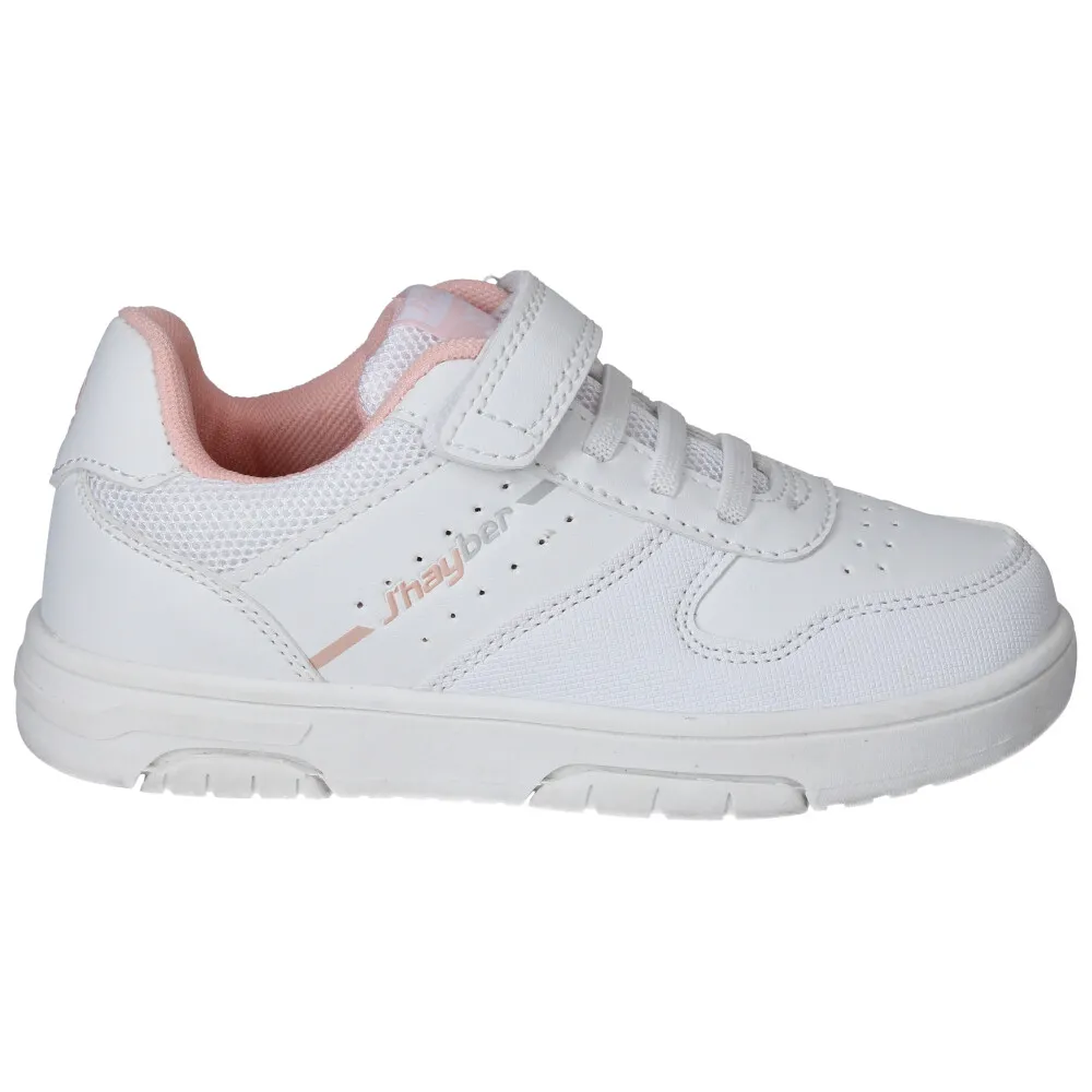 Zapatillas Clásicas de niña Covil Blanco - Rosa